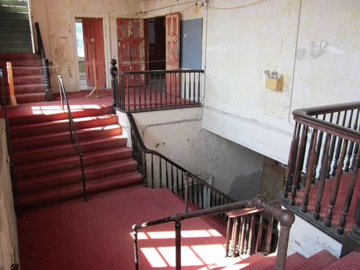 Hudson Opera House stairway.jpg